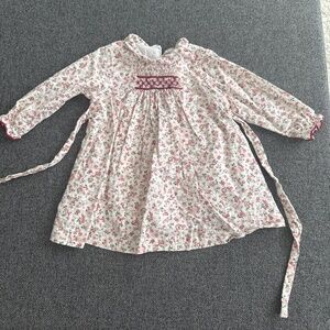 Fleurisse  red and pink floral dress